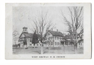 Vintage Postcard West Medway, Massachusettes M.E. Church - Picture 1 of 2