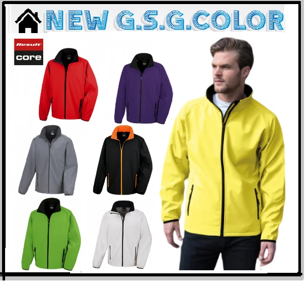 Herren Jacke Softshelljacke Innen: Micro Fleece extra warm Result Core - Bild 1 von 1