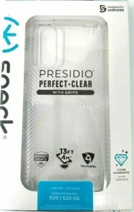 Speck Presidio Perfect-Clear Case for Samsung Galaxy S20 | S20 5G 136319-5085 - Picture 1 of 2