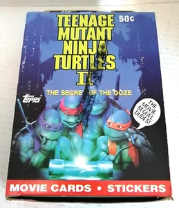 1991 Teenage Mutant Ninja Turtles,Secret of Ooze, Full Box, 36 Sealed Packs - Picture 1 of 8
