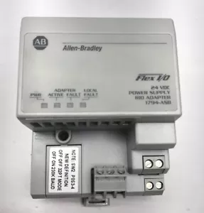 1794-ASB E ALLEN BRADLEY FLEXLOGIX TELECOMANDO PULITO E FUNZIONANTE I/O RIO 24VDC AB - Foto 1 di 12