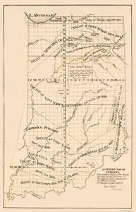 Historic State Map - Indiana - Collot 1882 - 23 x 35.72 - Vintage Wall Art - Picture 1 of 20