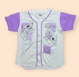 Camiseta deportiva estilo béisbol 101 dálmatas de los años 90 vintage mediana de colección Disney años 90” - Imagen 1 de 4