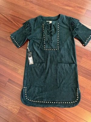 Double D Ranch Tunic Dress NWT Bust40 SZ XS Western Boho MSRP $222 Far Out West - Image 1 of 4