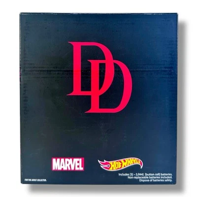 2016 SDCC Mattel Daredevil Punisher BOX CREASES Hot Wheels Exclusive Edition New - Image 1 of 4
