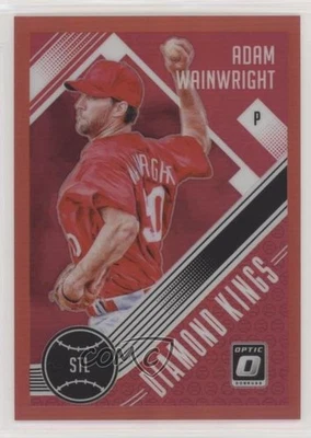 2018 Panini Donruss Optic Diamond Kings Red Prizm /99 Adam Wainwright #30 - Image 1 of 2