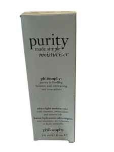 Philosophy Purity Made Simple ultraleichte Feuchtigkeitscreme 4,7 Oz. Neu im Karton - Bild 1 von 6