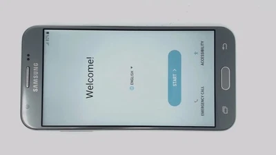 Samsung Galaxy Amp Prime 2 SM-J327AZ (Silver 16GB 2GB) Cricket SCRATCHED - Image 1 of 2