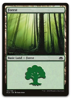 Forest (151) #151 (NM) Planechase Anthology PCA Magic MTG - Image 1 of 2