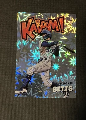 Panini Absolute Mookie Betts Kaboom 2022! #K-MB Los Angeles Dodgers Foto 1 de 4