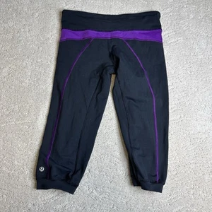 Leggings recortados para correr Lululemon talla 6 para mujer gimnasio atlético - Imagen 1 de 4