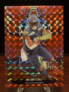 DK Metcalf Red Prizm Variation-2024 Panini Mosaic #199 Seattle Seahawks NFL - Picture 1 of 2