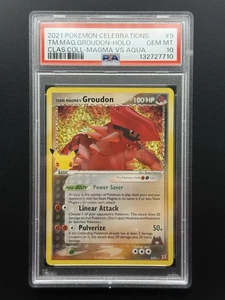 Team Magma's Groudon 9/95 Celebrations: Classic Collection - PSA 10 Gem Mint - Picture 1 of 2