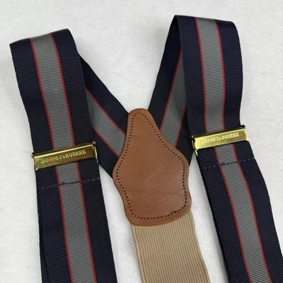 Tirantes Dooney & Bourke para hombre tirantes elásticos ribete de cuero hechos en EE. UU. Ajustables Foto 1 de 4
