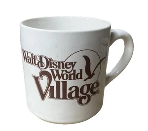 Walt Disney World Village Mug, Vintage Disney Parks Logo Coffee Cup, 1980s Retro - Picture 1 of 24