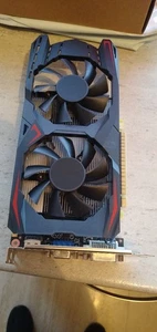 Dual fan Graphics card Geforce GTX 1050Ti 4GB - Picture 1 of 2