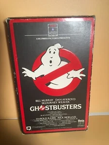1985 Vintage Ghostbusters Betamax VHS Video Tape (1984, Film) 1st Print - Picture 1 of 12