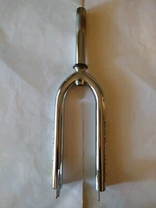 Vintage Powerlite Forks Threadless Chrome 20 In BMX Mid Old School Bike Original - Picture 1 of 17