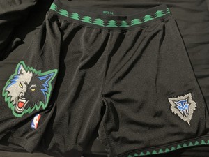 mitchell and ness timberwolves shorts