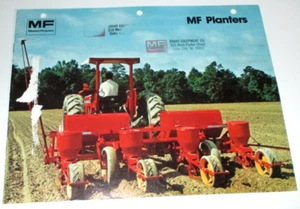 Massey Ferguson MF 37 39 468 Planter Sales Brochure Literature Advertising 1978 - Picture 1 of 3