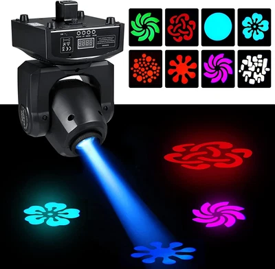 150W LED Spot Beam Gobo Moving Head Stage Light DMX512 Control Wedding DJ Disco - Image 1 of 4