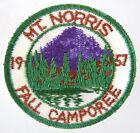 Vintage+1957+Fall+Camporee+MT+NORRIS+Lake+Eden+VERMONT+Boy+Scouts+BSA+Patch