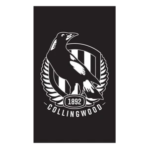 Official AFL Collingwood Magpies Supporters Wall Cape Banner Flag 90 x 150 cm NL - Picture 1 of 2