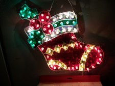 Vintage Celebrations 70 Light Indoor/Outdoor Holographic Stocking Decoration