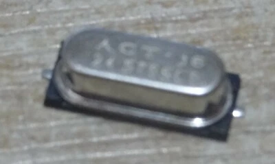 strip of 20 x 24.576 Mhz crystal  HC-49SM SMD PO2457IOEDAFC-PF ACT 24.576SCB - Image 1 of 4