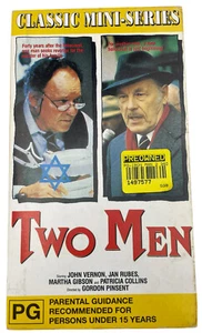 Two Men John Vernon Jan Rubes VHS Cassette Tape Box Set Cardboard Sleeve PAL PG - Picture 1 of 8