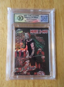 2023 Legend Prints ART THE CLOWN/MERRY CHRISTMAS Card **Nice!** - Picture 1 of 2