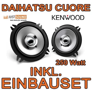 Daihatsu Cuore Kenwood Lautsprecher 250WATT BOXEN EINBAUSET Auto 13cm 130mm - Bild 1 von 1
