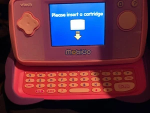 Vtech Mobigo 2 Touch Learning System Hand Held Game Pink- Console + Games - Picture 1 of 3