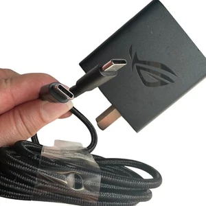 Original 65W Adapter Charger & USB-C Cable For ASUS ROG 9 8 7 7S 6 6 Pro 5 5S - Picture 1 of 6