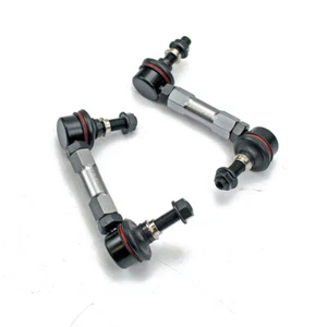 GODSPEED UNIVERSAL FRONT SWAY BAR ADJUSTABLE END LINKS 110-140MM LENGTH 10/12MM - Picture 1 of 4