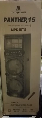 New MPD15TS 15" x 2 woofers with 15" Wifi Touch Screen 18,500 watts Karaoke - Image 1 of 2