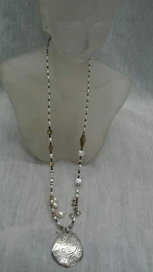 Pretty  Silpada sterling 925 N3118 down to earth  pearl  necklace - Picture 1 of 4