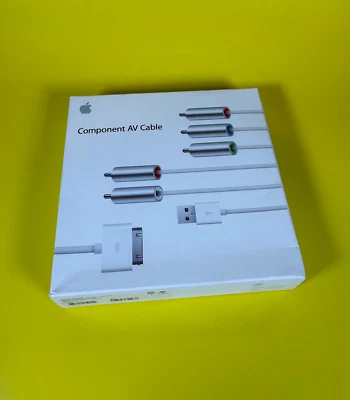 Apple Component AV Adapter Cable for iPod USB MC9172M/A Factory Sealed NOS - Image 1 of 4