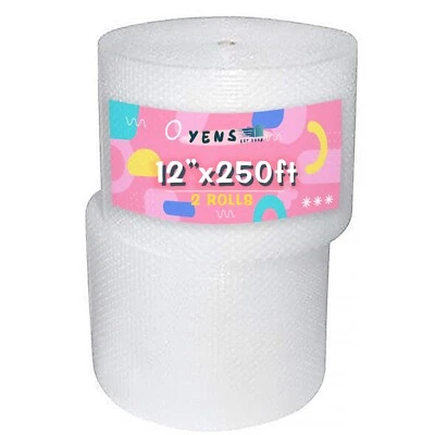 POLYCYBERUSA Poly Bubbl1/2"x 12" Packaging wrap 250ft Mailing/ Shipping/ Moving/ Protection