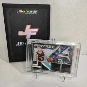 Maglia Fusion 2023 Luka Doncic Quad Patch 5/5 Gioco Usato NBA Dallas Mavericks - Foto 1 di 9