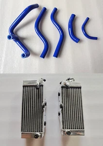For Husqvarna CR/WR/WRE 125/250/360 1993-1999 Aluminum Radiator &Silicone Hoses - Picture 1 of 7