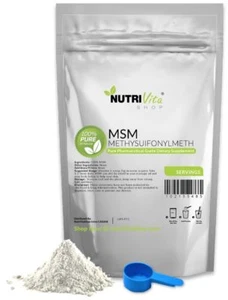 2X 500g (2.2 lb 1000g) 100% PURE MSM POWDER JOINT PAIN & ARTHRITIS RELIEF USP - Picture 1 of 2