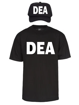 Combo de sombrero y camisa para hombre DEA para disfraz cosplay gorra de camionero Foto 1 de 3