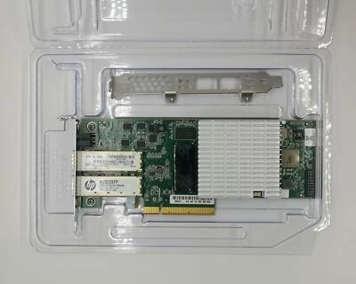 HP NC523SFP QLE3242-HP Dual Port 10Gb Ethernet 10GbE SFP+ PCI-E NIC Network - Image 1 of 4