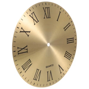 Metal Roman Clock Plate Pupils Wall Dial Parts for Clocks Replacement Mechanism - Picture 1 of 12
