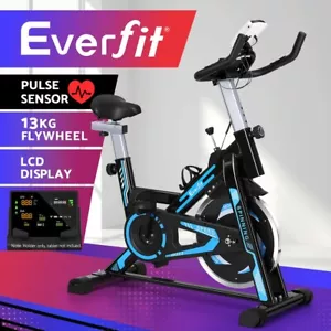Everfit Spin Bike Exercise Bike 13KG Flywheel Fitness 150kg capacity - Picture 1 of 9