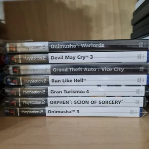 Stock Lot 7x PS2 PLAYSTATION 2 Games - Like New Protected Collectible - Picture 1 of 3