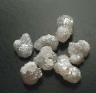 5 pcs 7-10mm White Grey Rough Diamond, Raw Diamond, Uncut Diamond, Loose Diamond