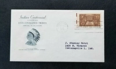 US FDC # 972 Indian Centennial 1948. - Image 1 of 4