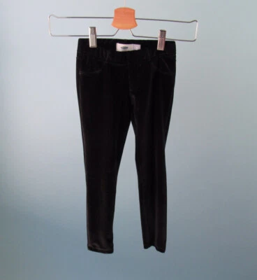 Talla: 4T Pantalones de Terciopelo OLD NAVY Leggins Negros Niño Pequeño Pierna Recta  Foto 1 de 4